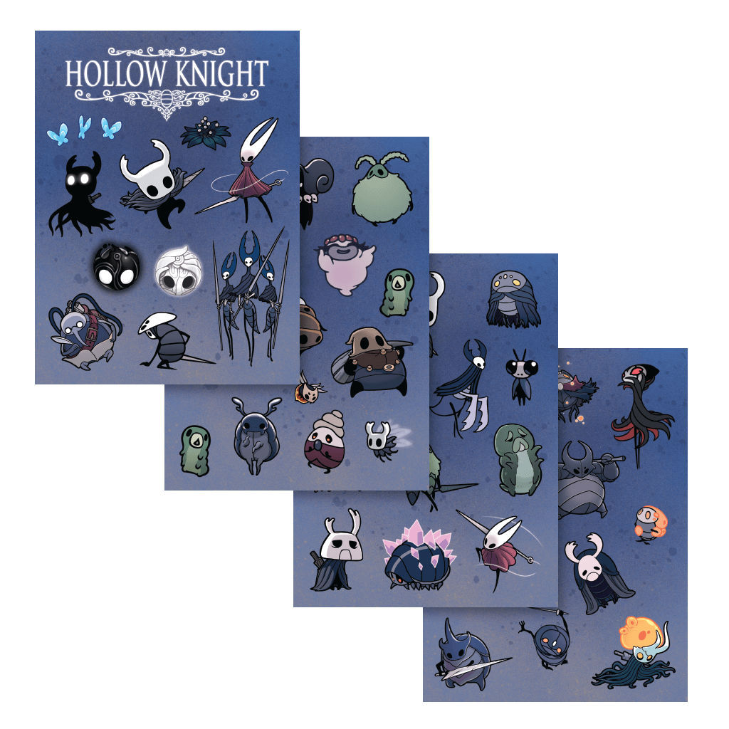 Hallownest Sticker Set