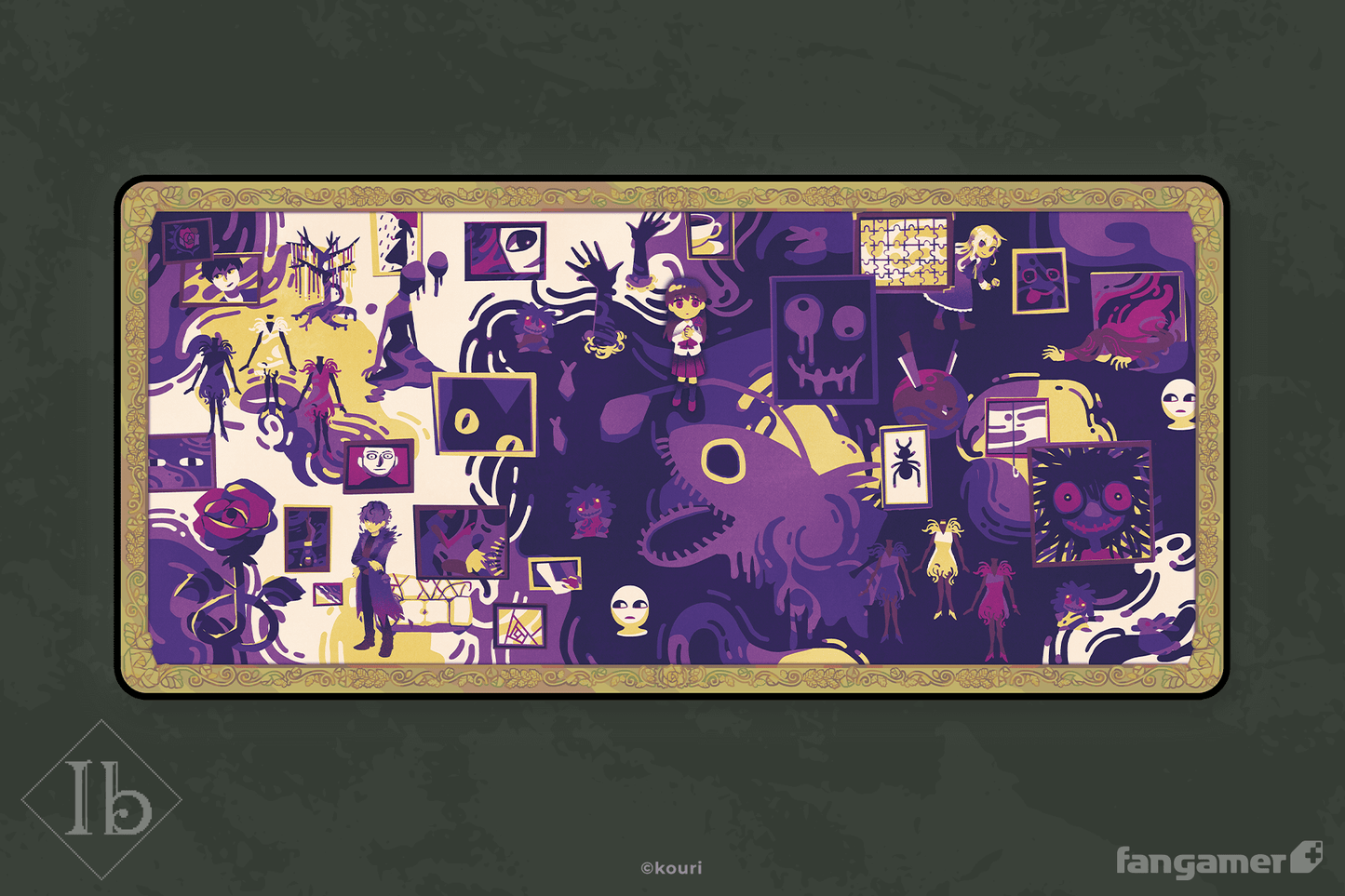 Cursed Gallery Desk Mat