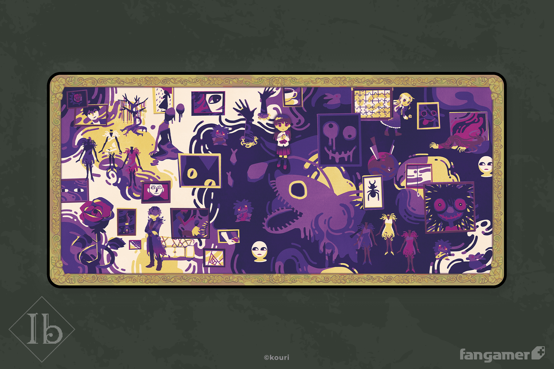 Cursed Gallery Desk Mat