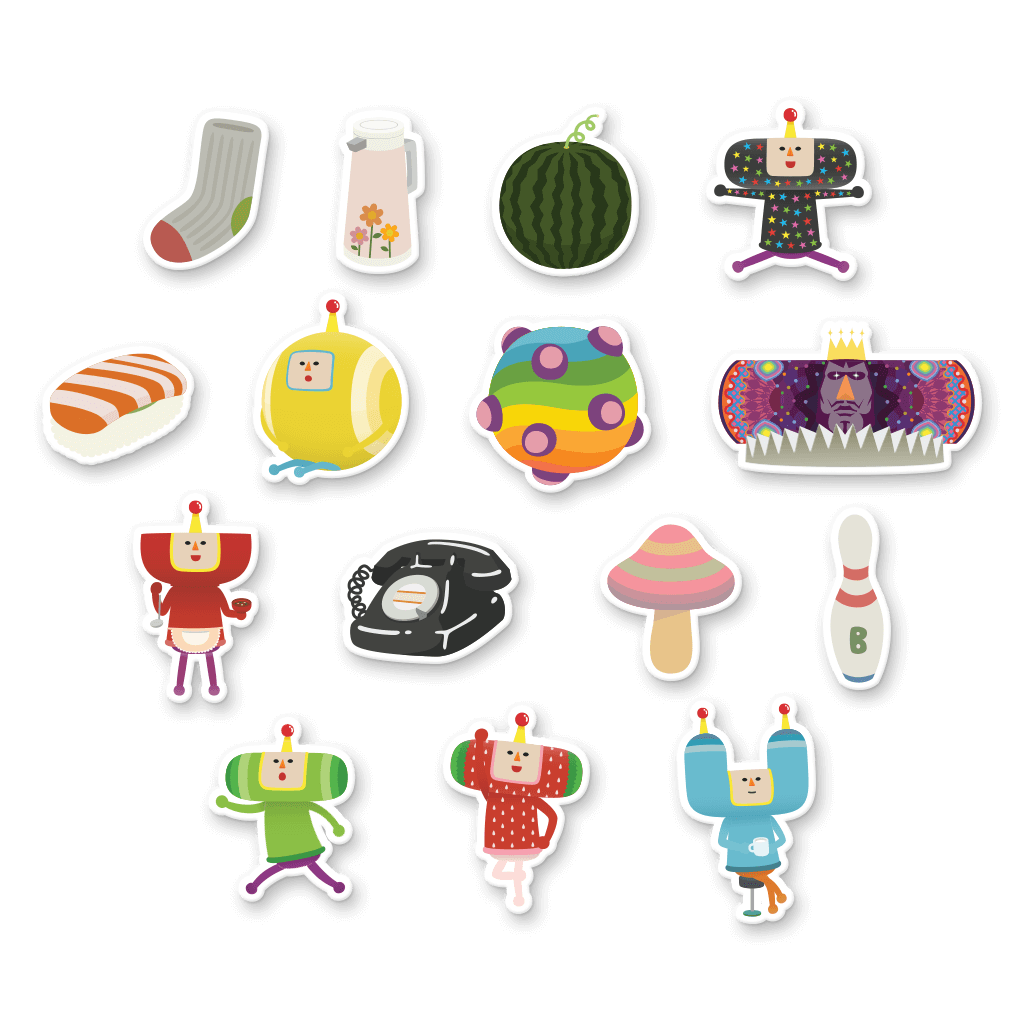 Katamari Fridge Magnets