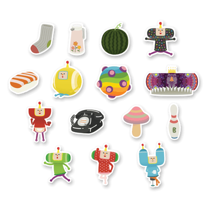 Katamari Fridge Magnets