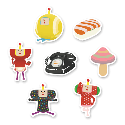 Katamari Fridge Magnets