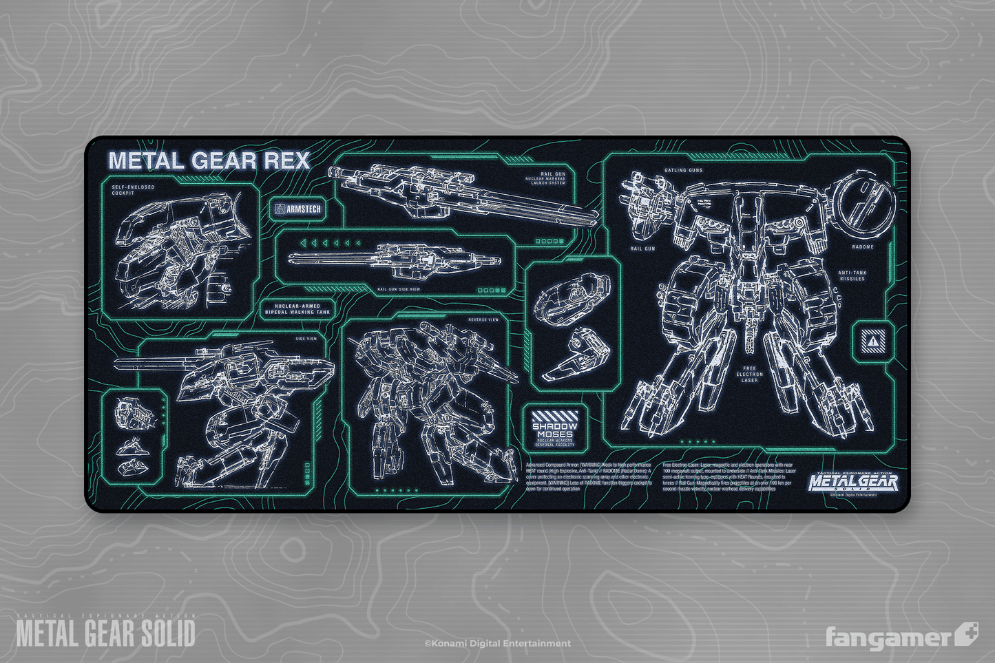 Mechanized Desk Mat