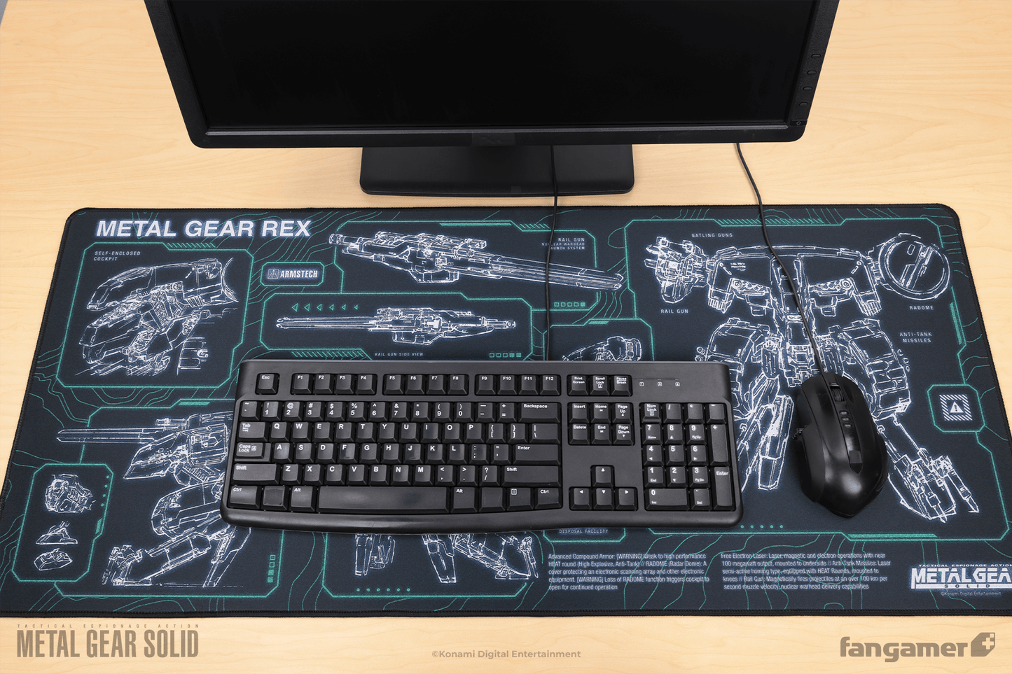 Mechanized Desk Mat