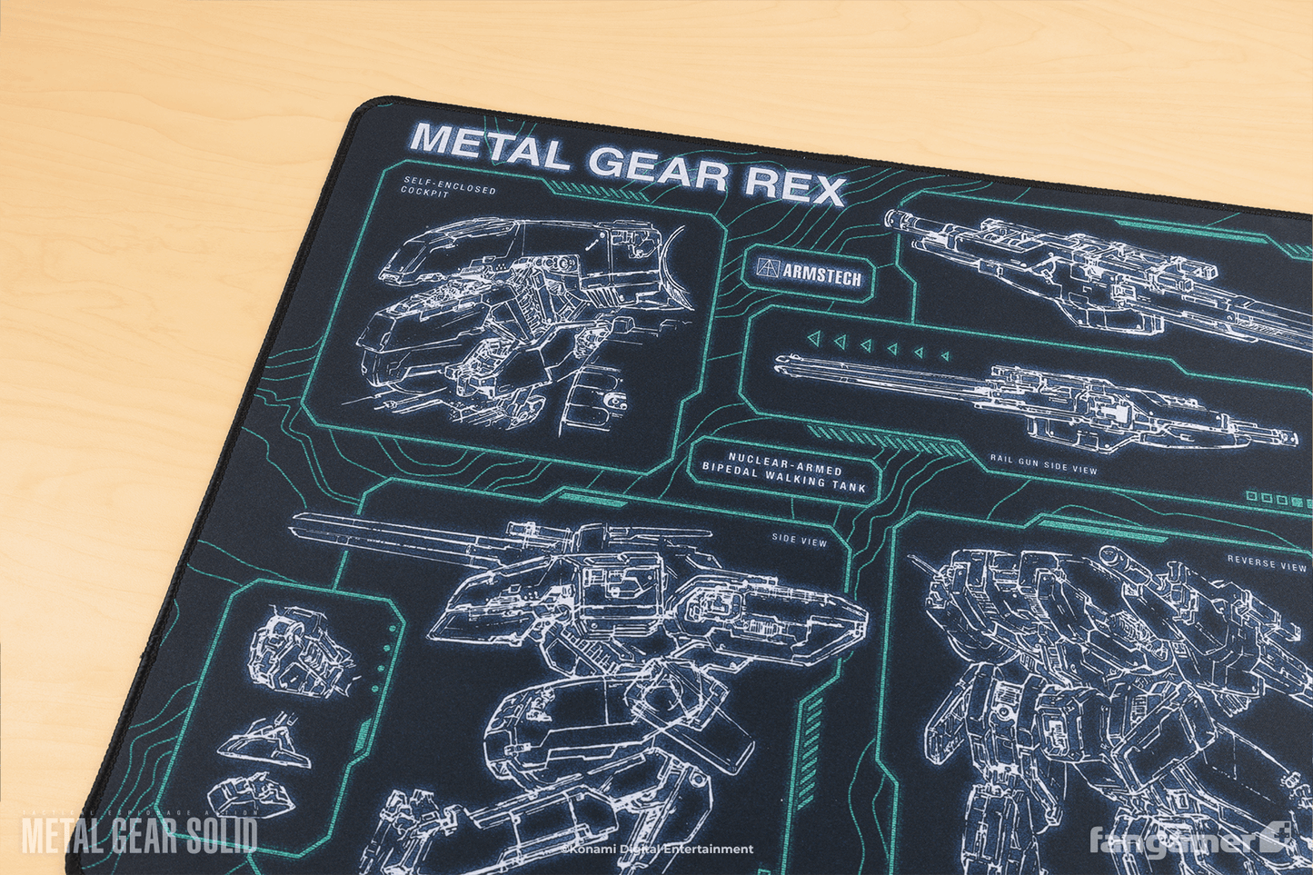 Mechanized Desk Mat