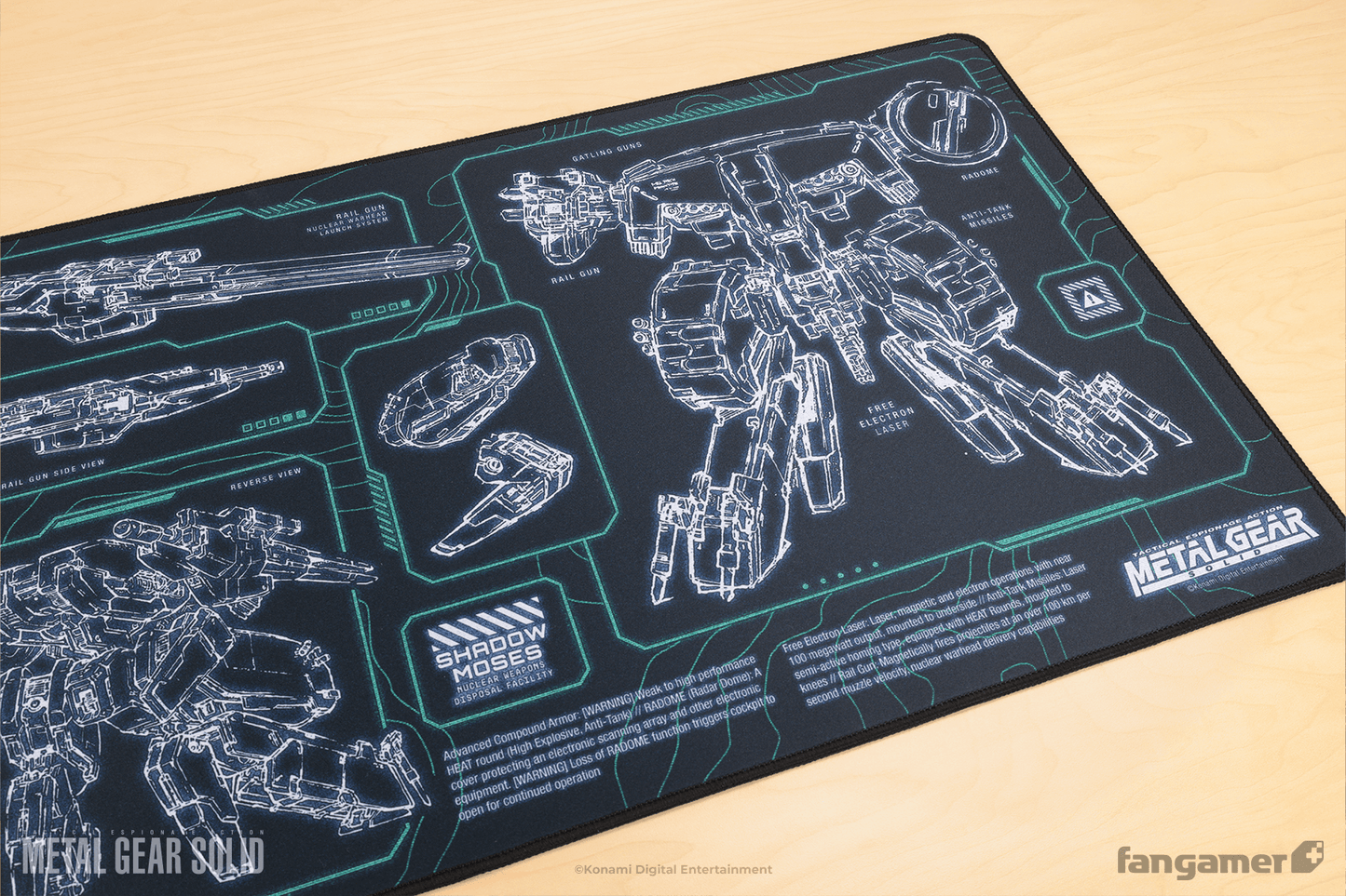 Mechanized Desk Mat