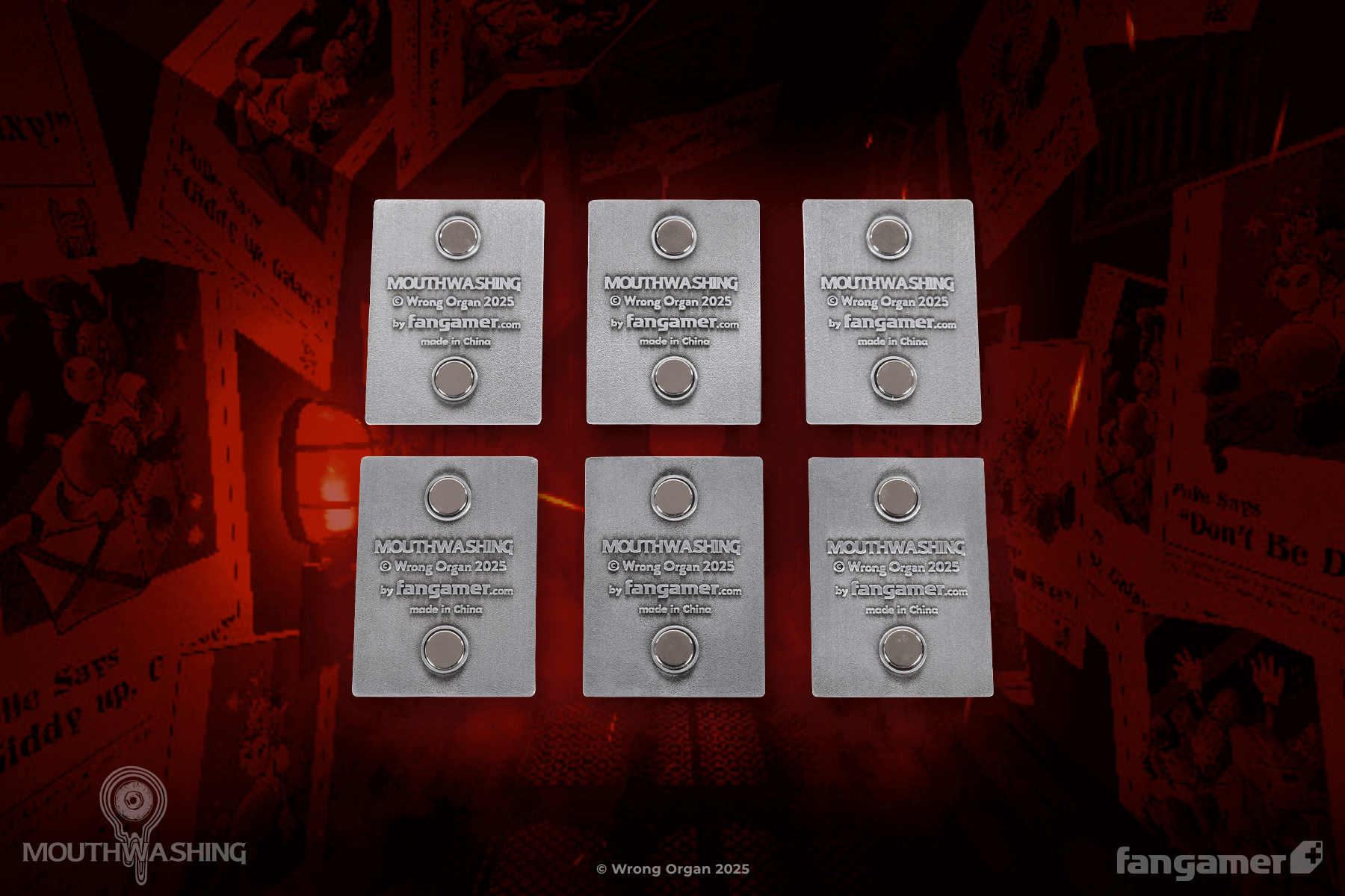 After The Crash Lenticular Magnet Set
