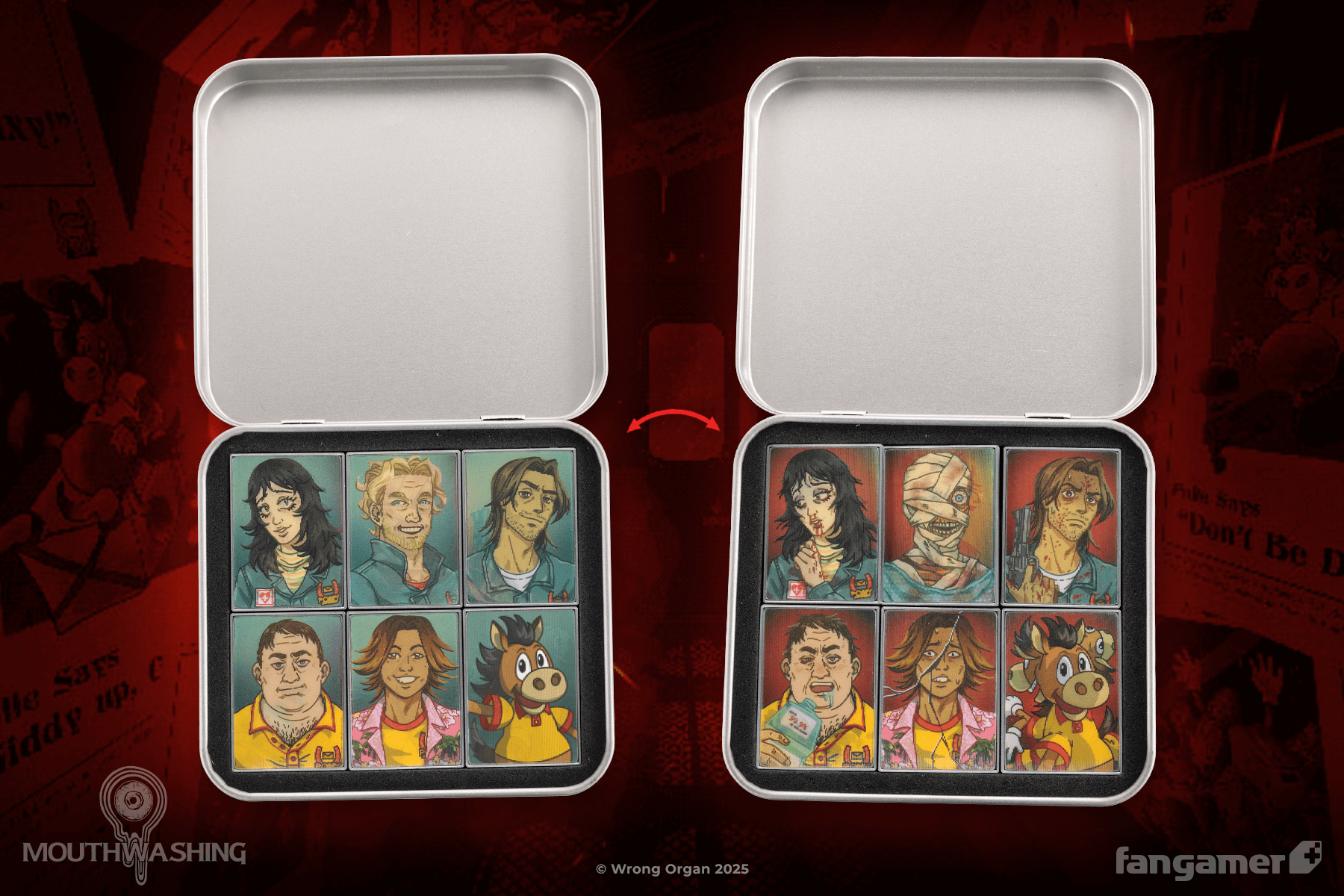 After The Crash Lenticular Magnet Set