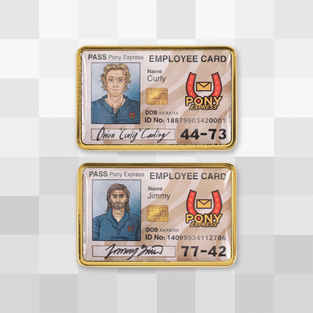 Curly and Jimmy ID Card Pin Set