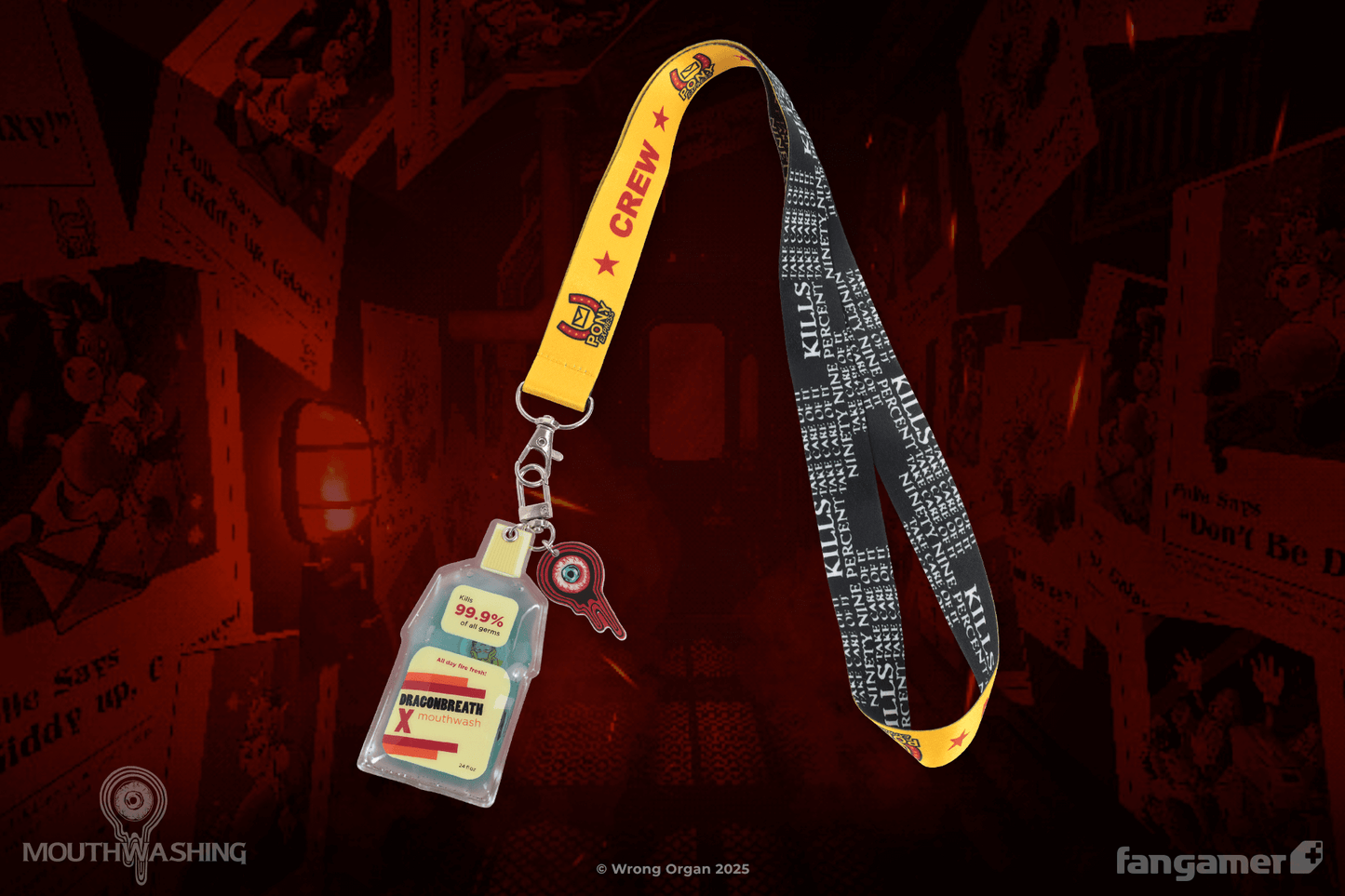 Dragonbreath Keychain & Crew Lanyard