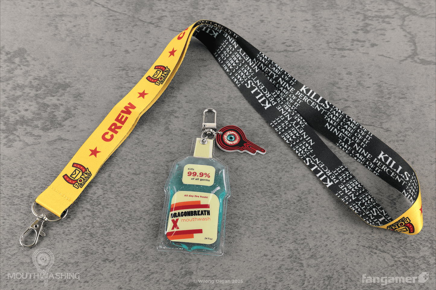 Dragonbreath Keychain & Crew Lanyard