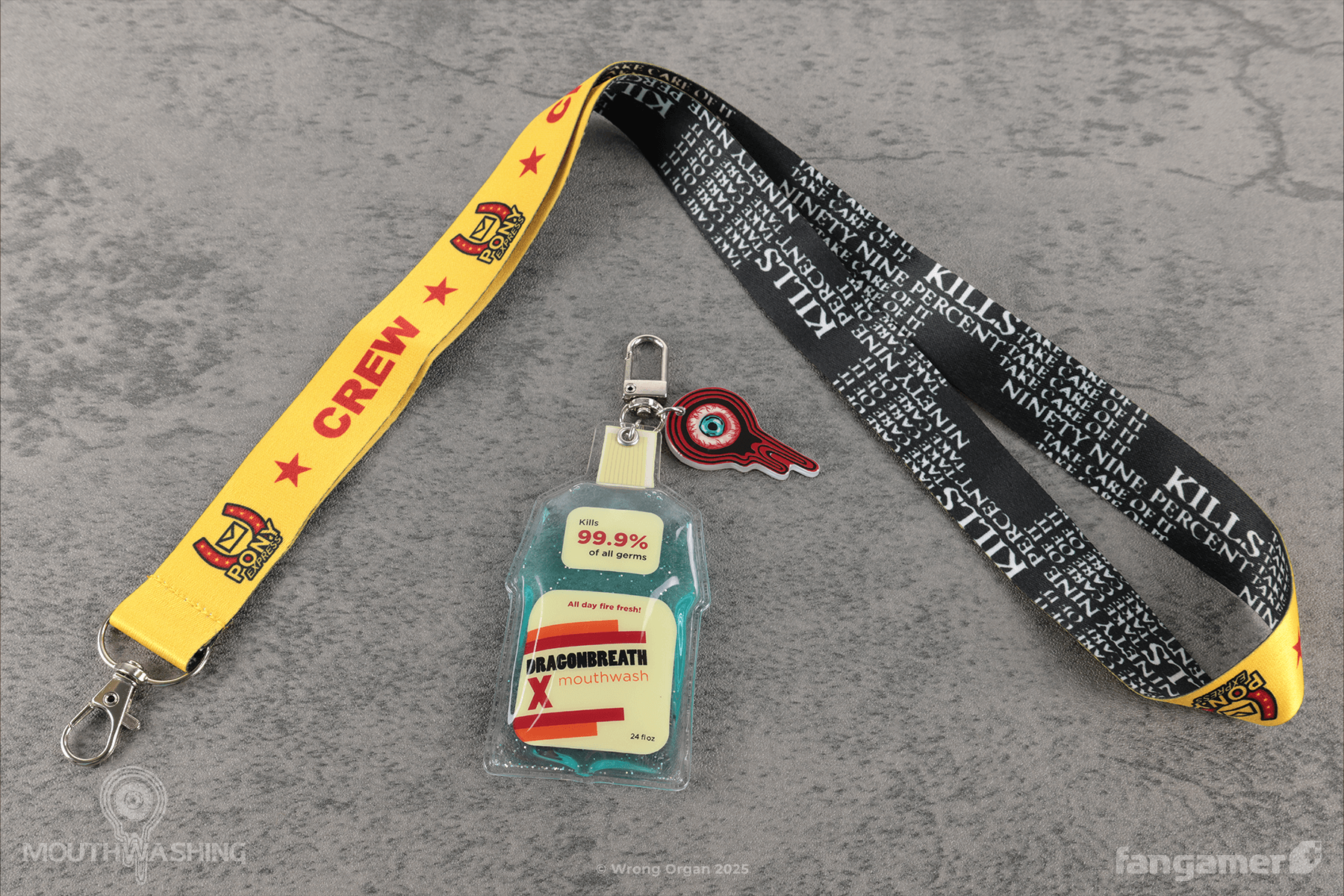 Dragonbreath Keychain & Crew Lanyard
