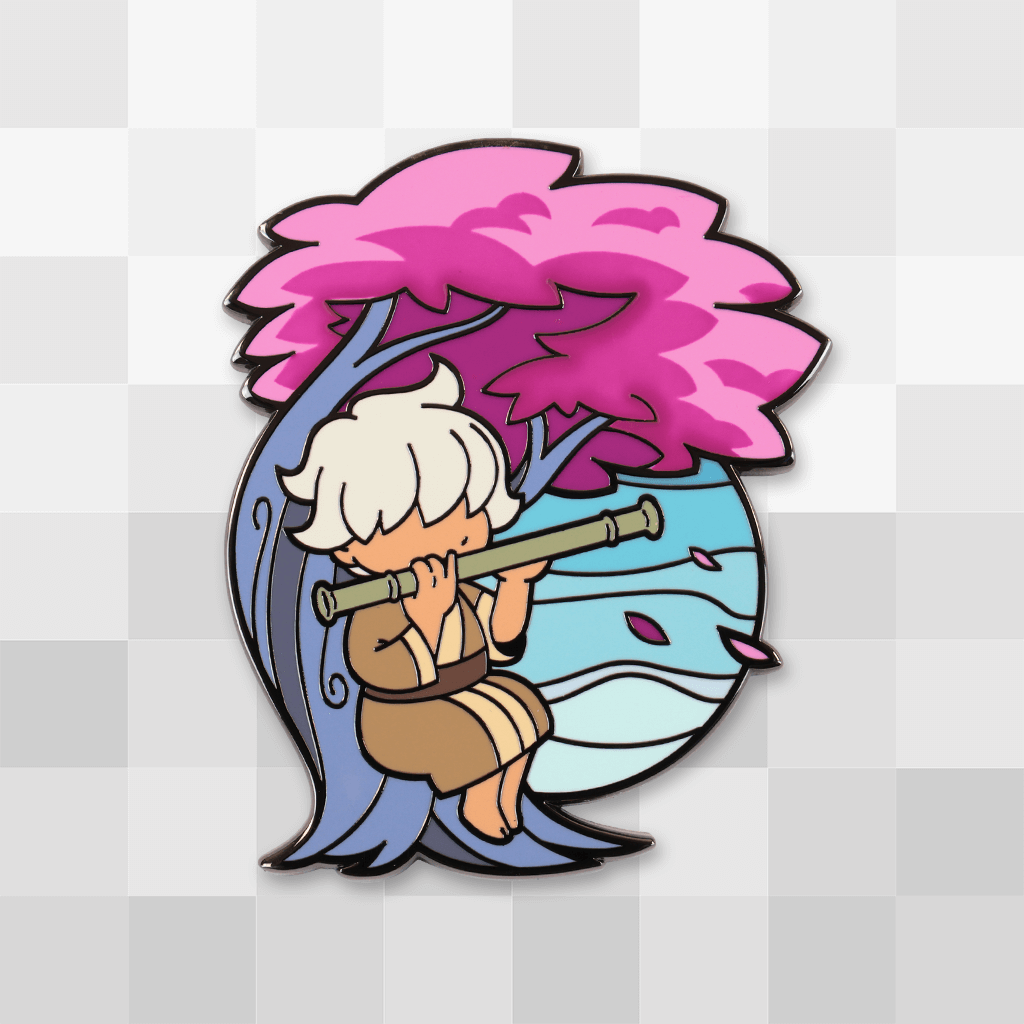 Shuanshuan and His Flute Pin