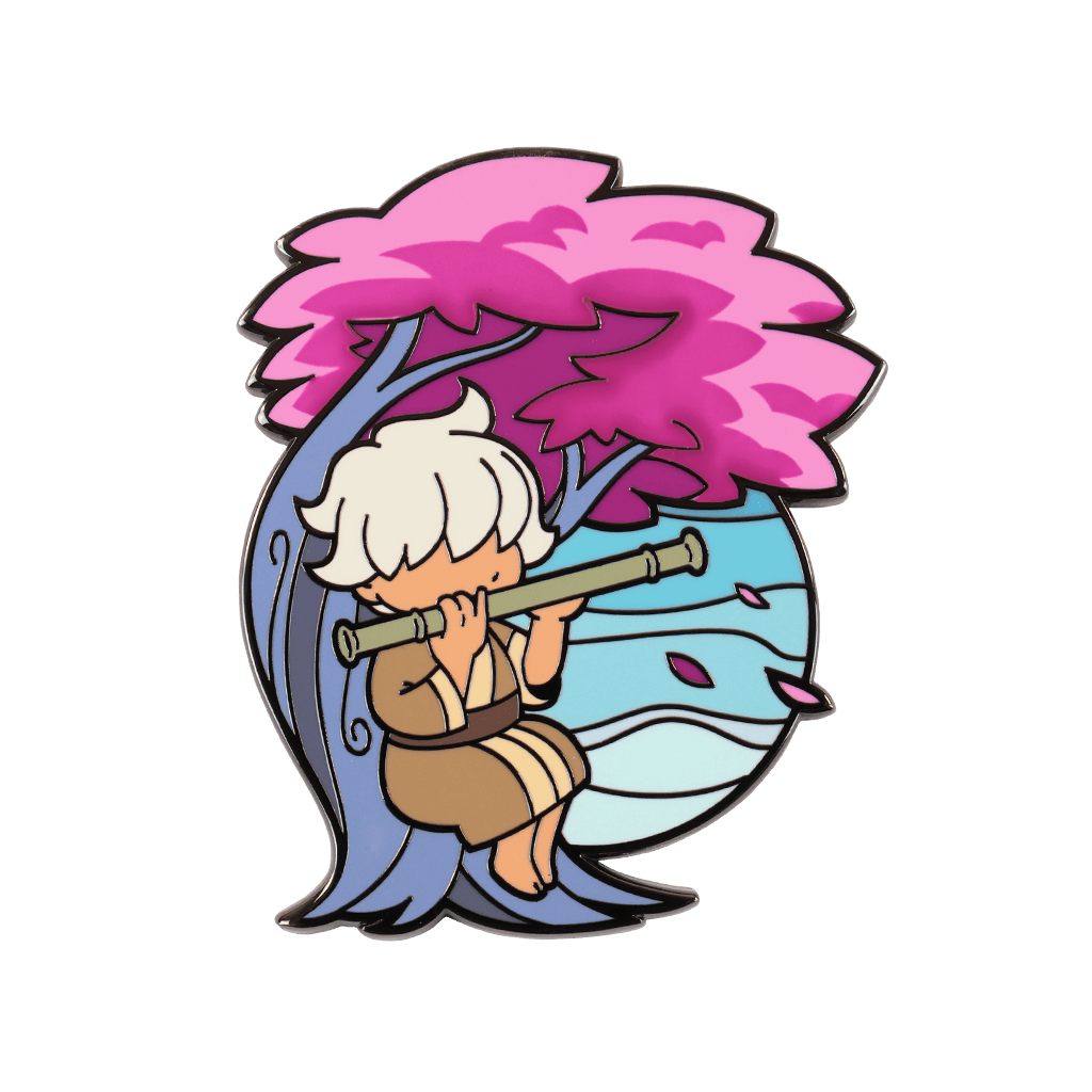 Shuanshuan and His Flute Pin