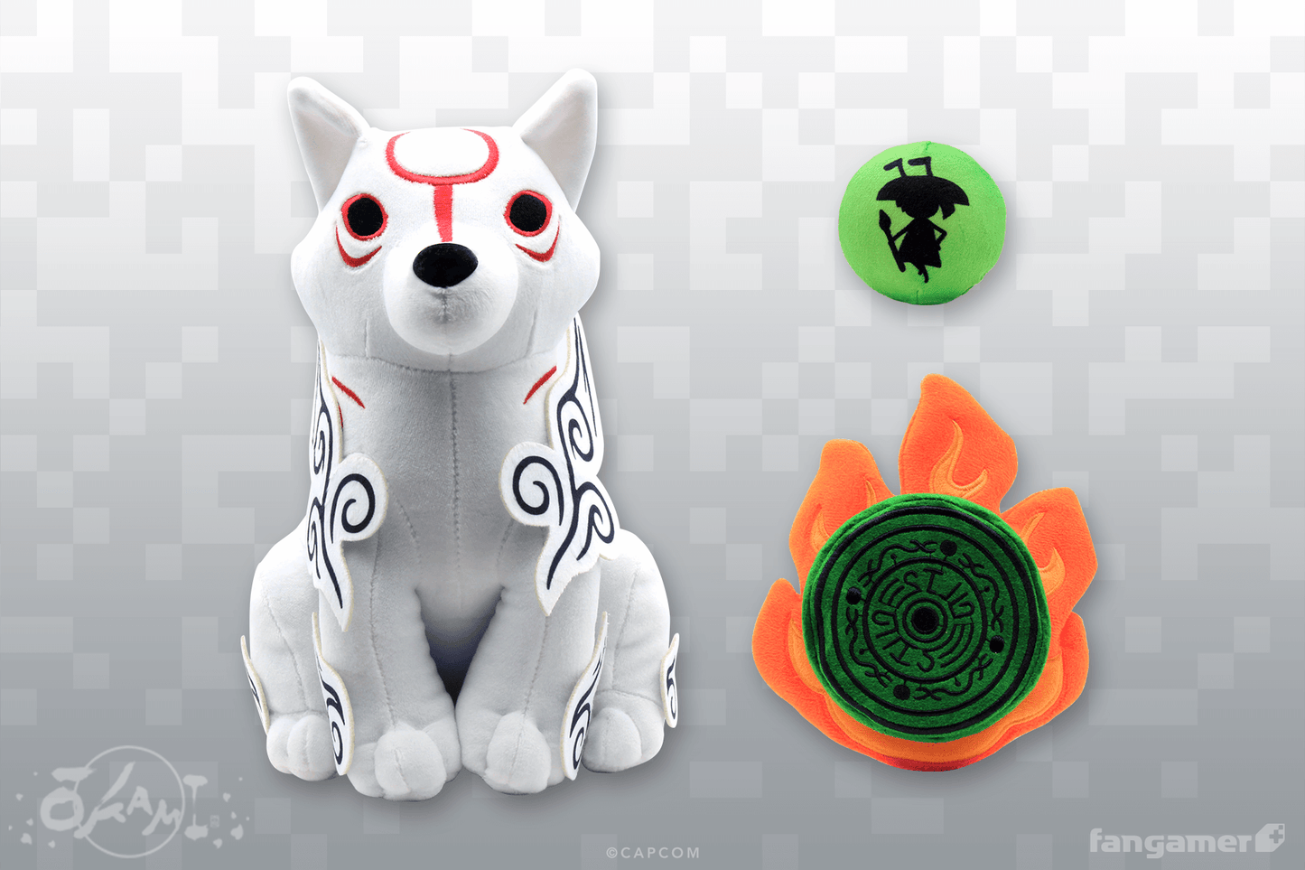 Amaterasu and Issun Plush