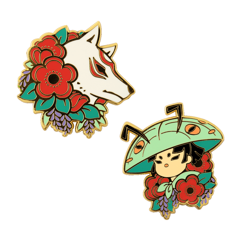 Hana Valley Enamel Pin Set