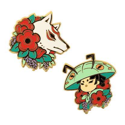 Hana Valley Enamel Pin Set