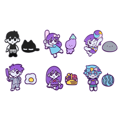 OMORI Character Pin Sets