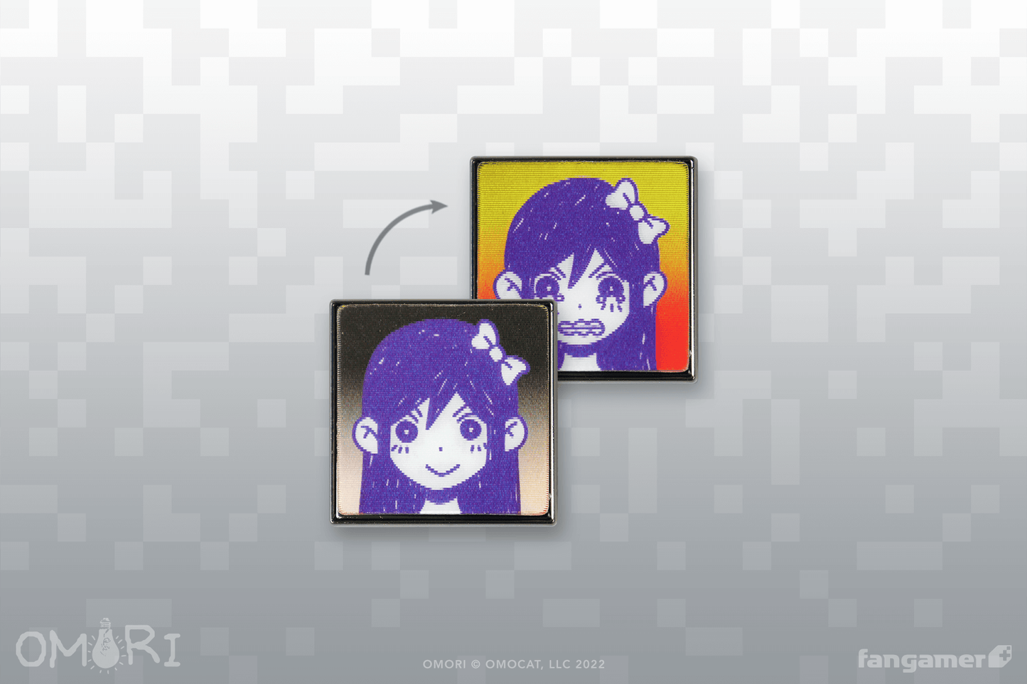 Angry AUBREY Lenticular Pin