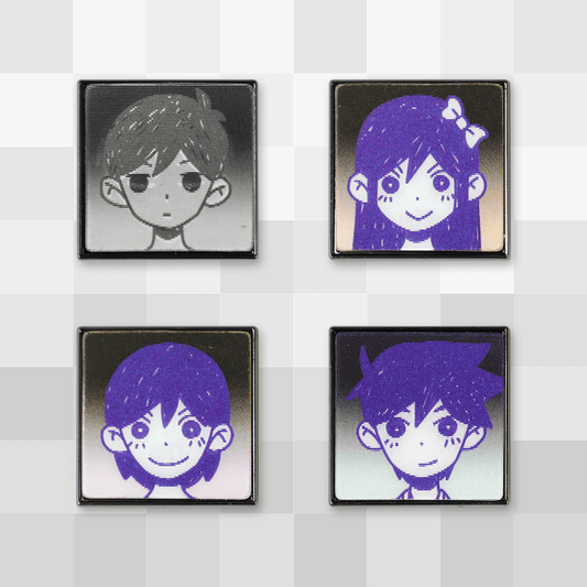 OMORI Lenticular Emotions Pin Combo