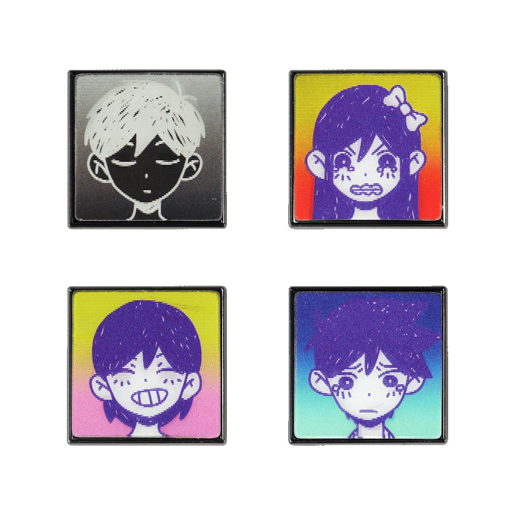 OMORI Lenticular Emotions Pin Combo