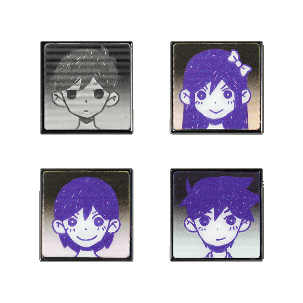 OMORI Lenticular Emotions Pin Combo