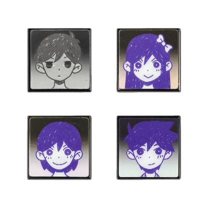 OMORI Lenticular Emotions Pin Combo