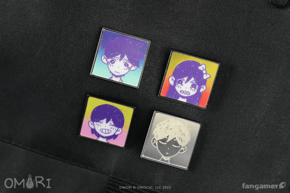 OMORI Lenticular Emotions Pin Combo