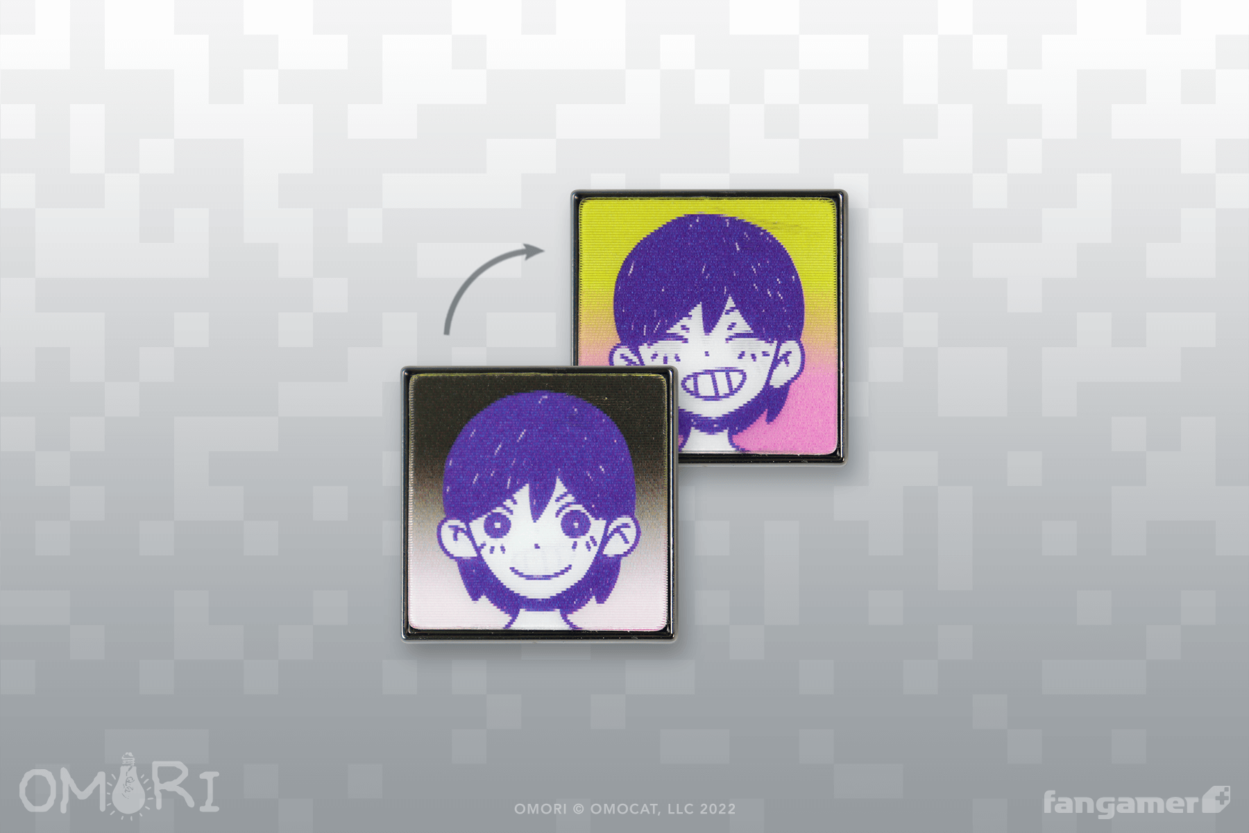 Happy KEL Lenticular Pin