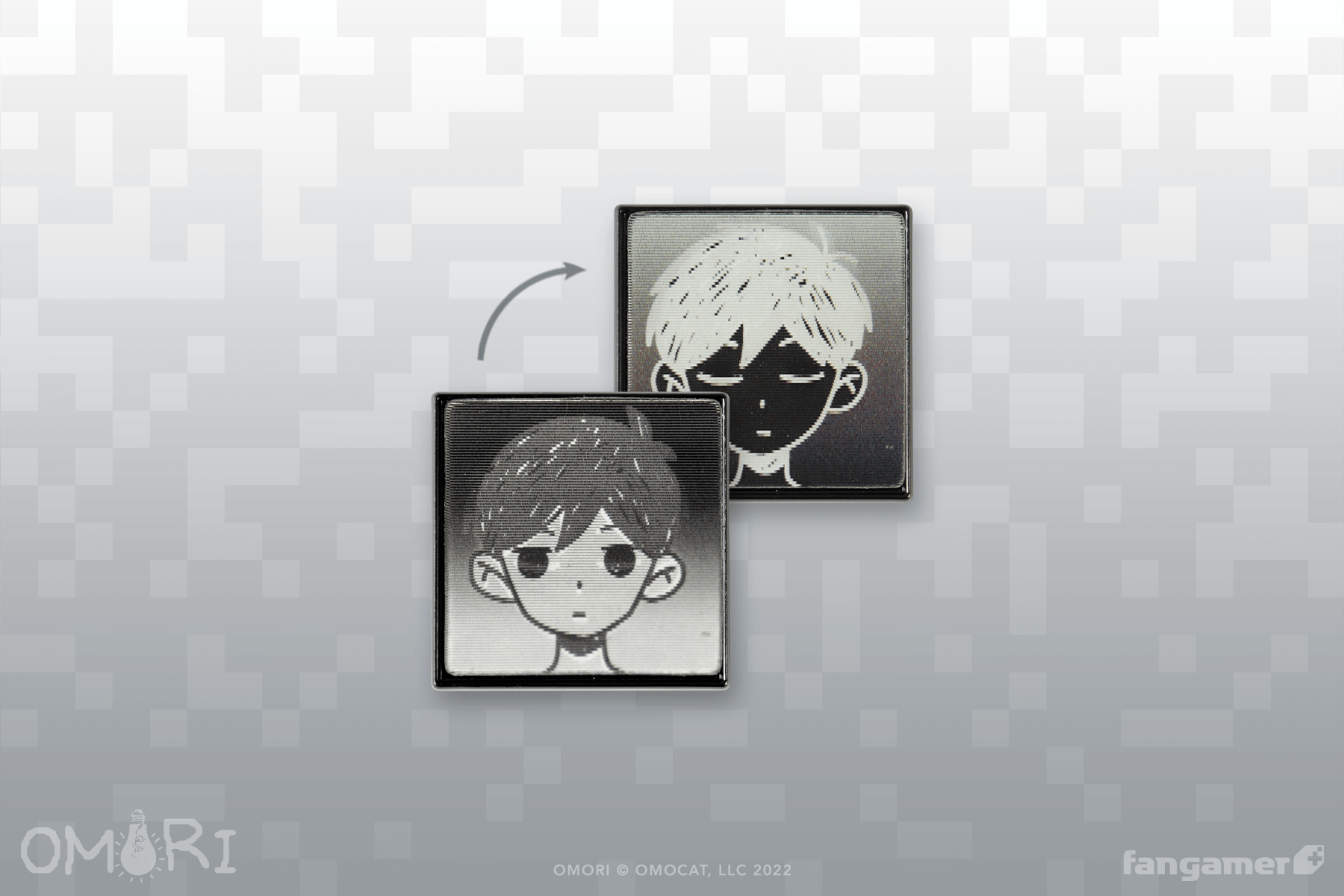 Invulnerable OMORI Lenticular Pin
