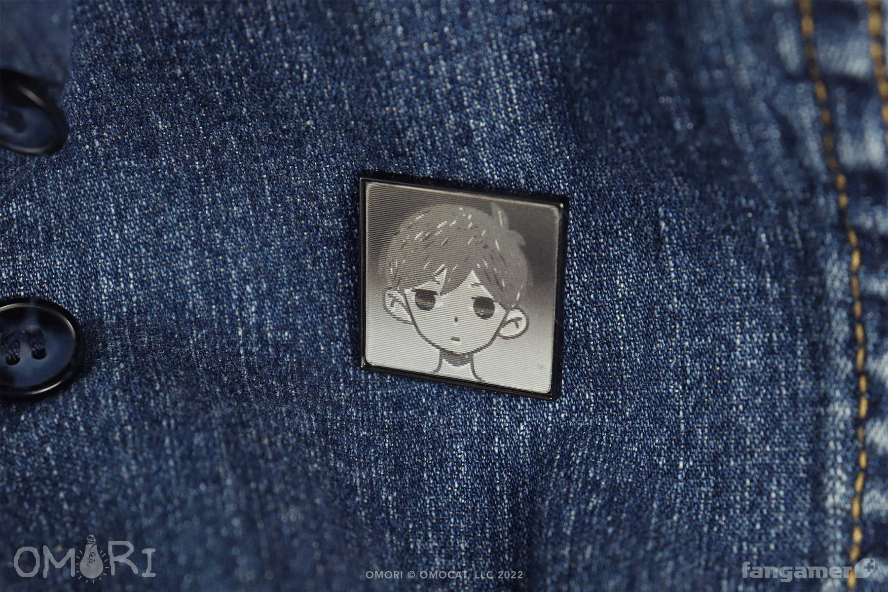 Invulnerable OMORI Lenticular Pin