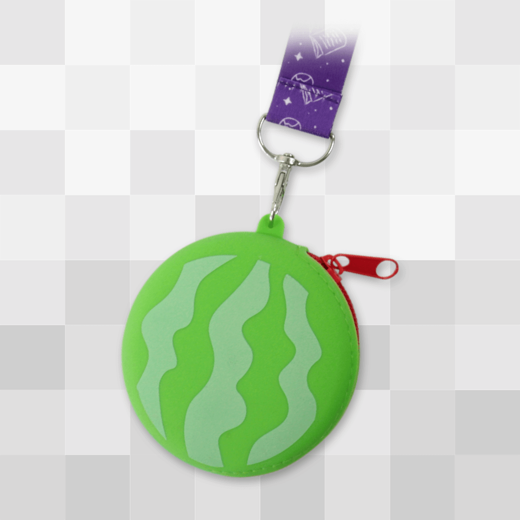 Watermelon Pouch and Lanyard