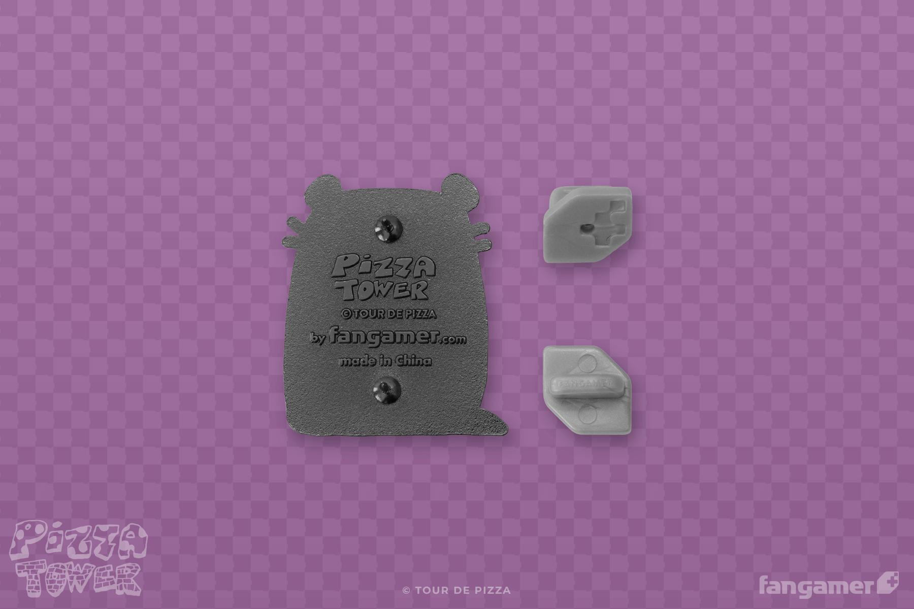 Brick the Rat Pin