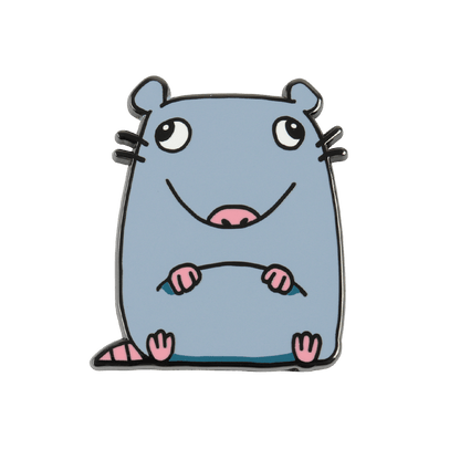 Brick the Rat Pin