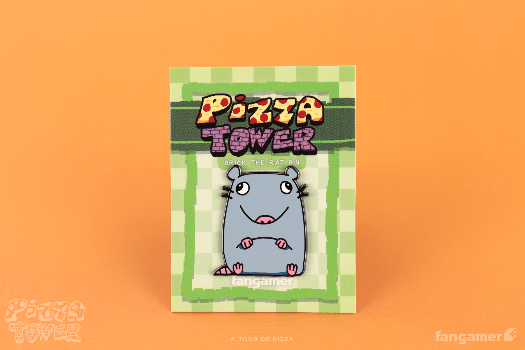 Brick the Rat Pin