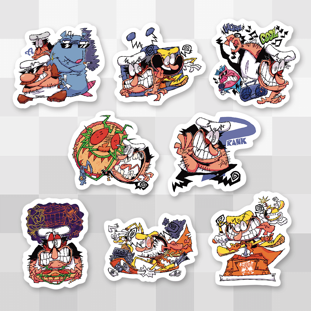 Pizza Tower Sticker Set