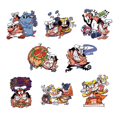 Pizza Tower Sticker Set