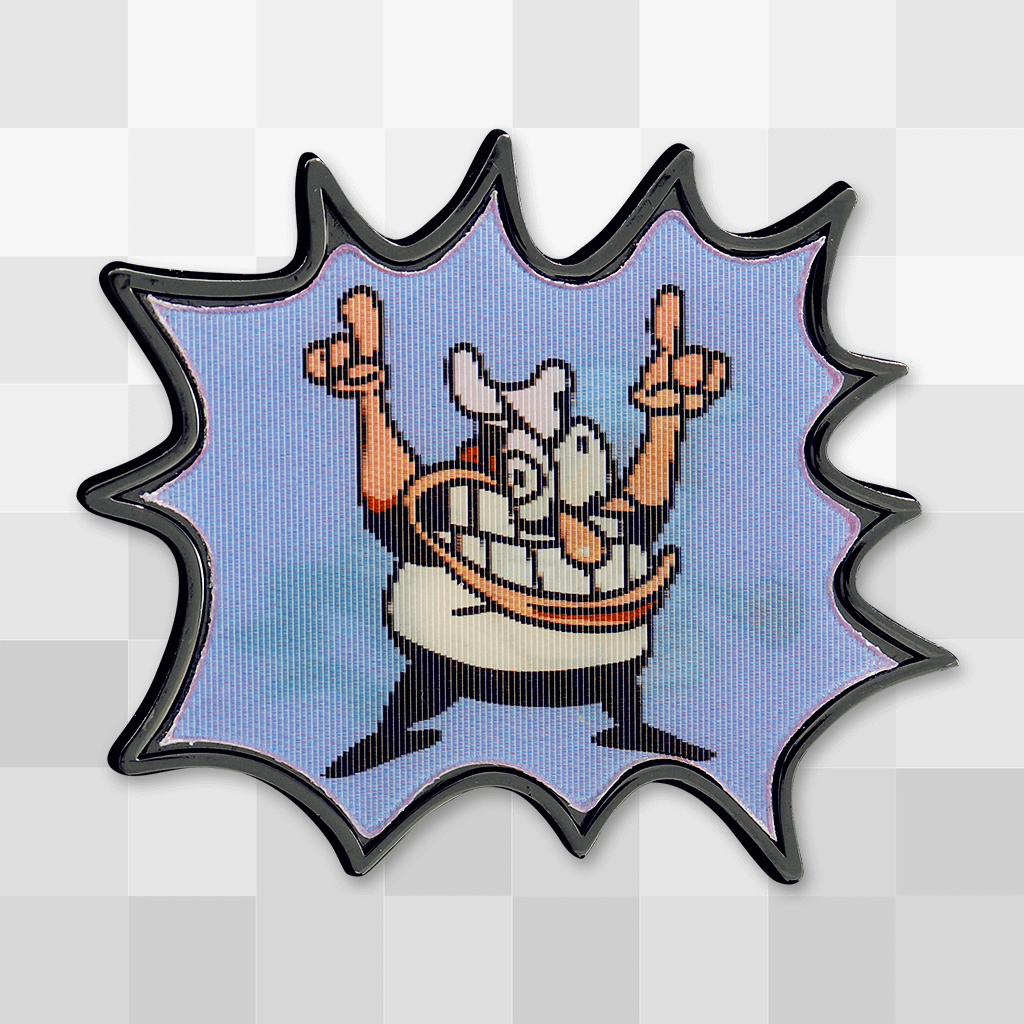 Strike a Pose Lenticular Pin