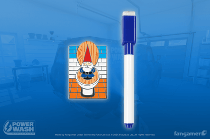 Washroom Whiteboard Pin