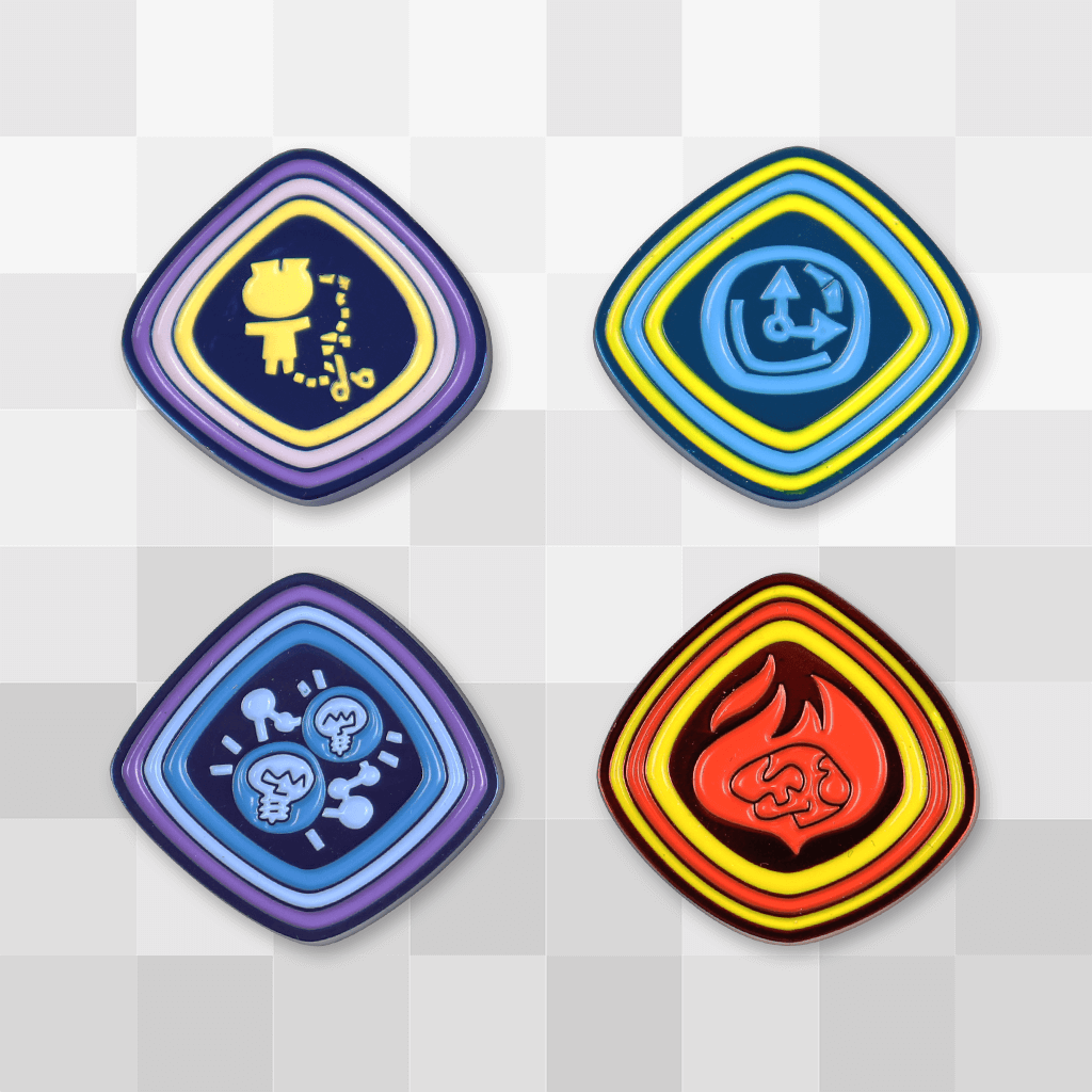 Psychonauts 2 Merit Badge Pin Set 1