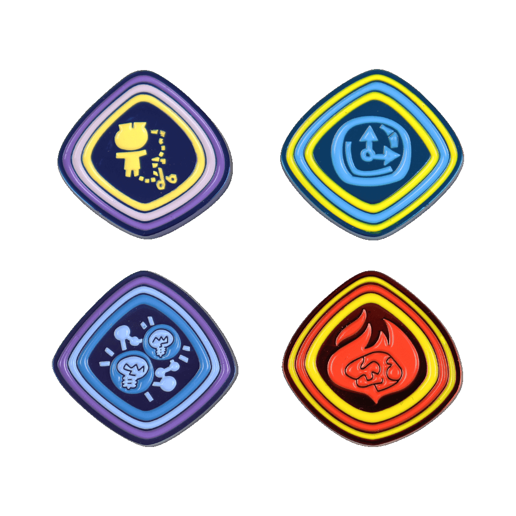 Psychonauts 2 Merit Badge Pin Set 1