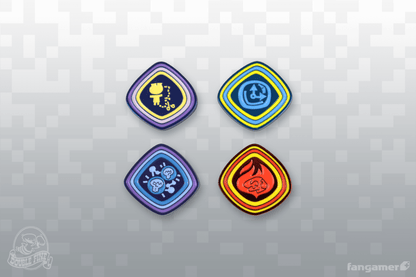 Psychonauts 2 Merit Badge Pin Set 1