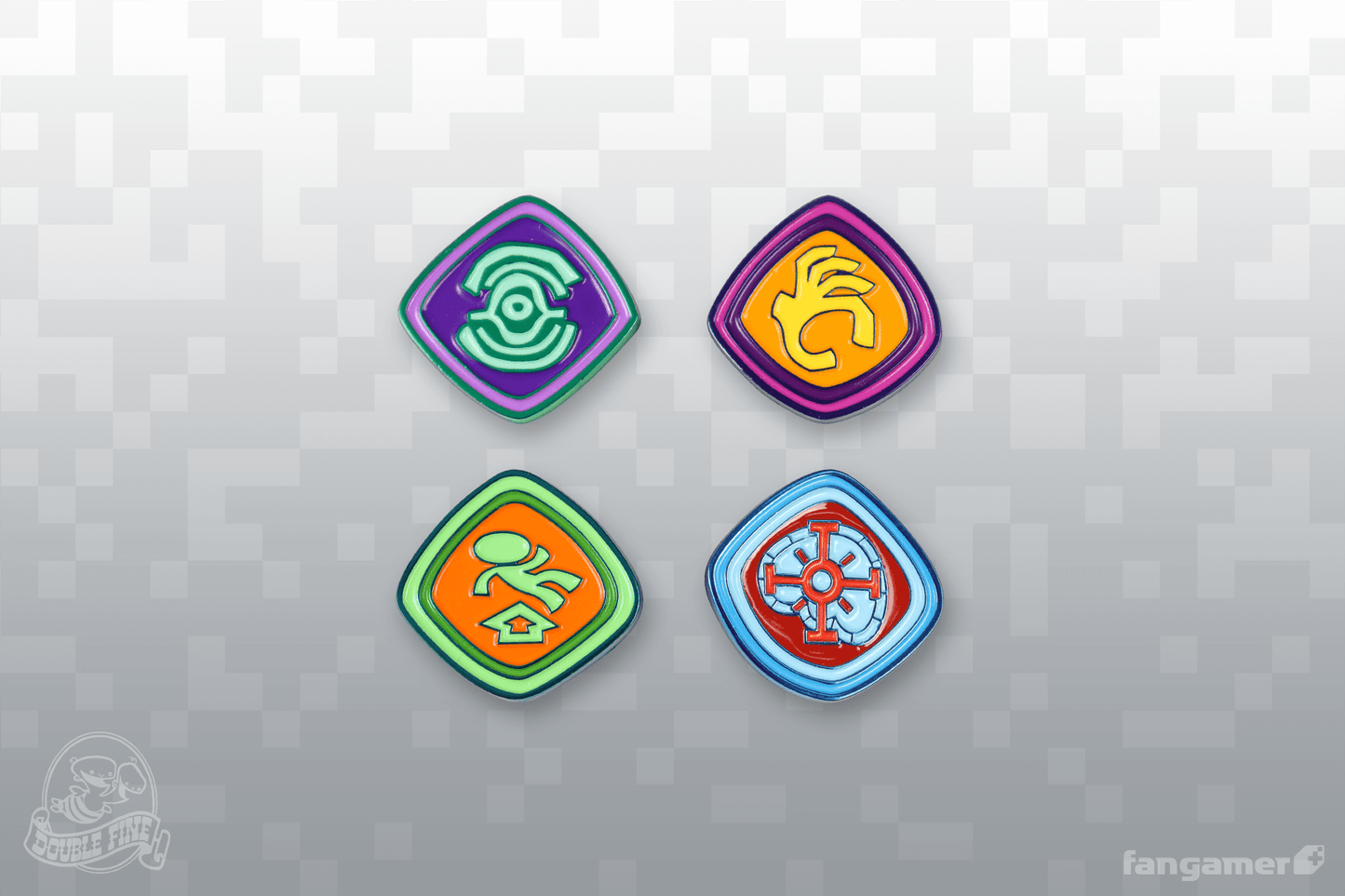 Psychonauts 2 Merit Badge Pin Set 2