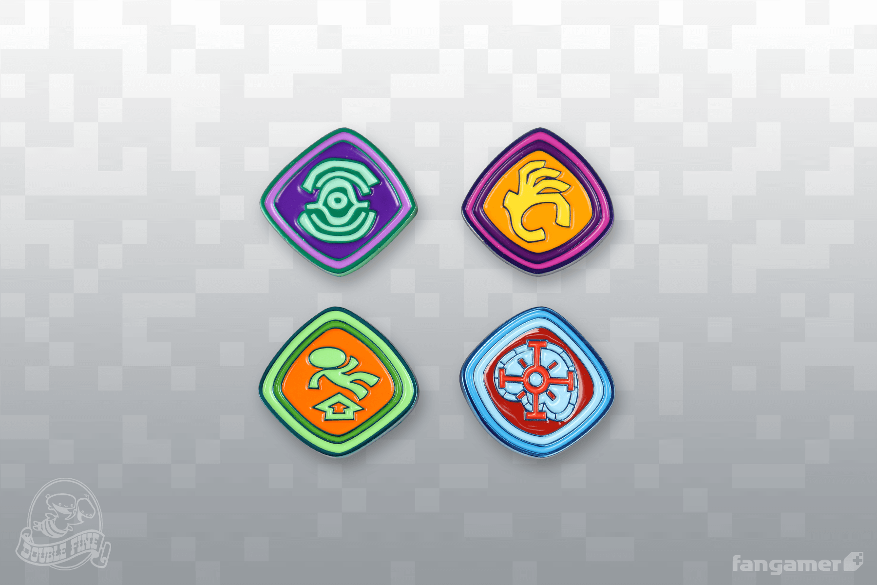 Psychonauts 2 Merit Badge Pin Set 2