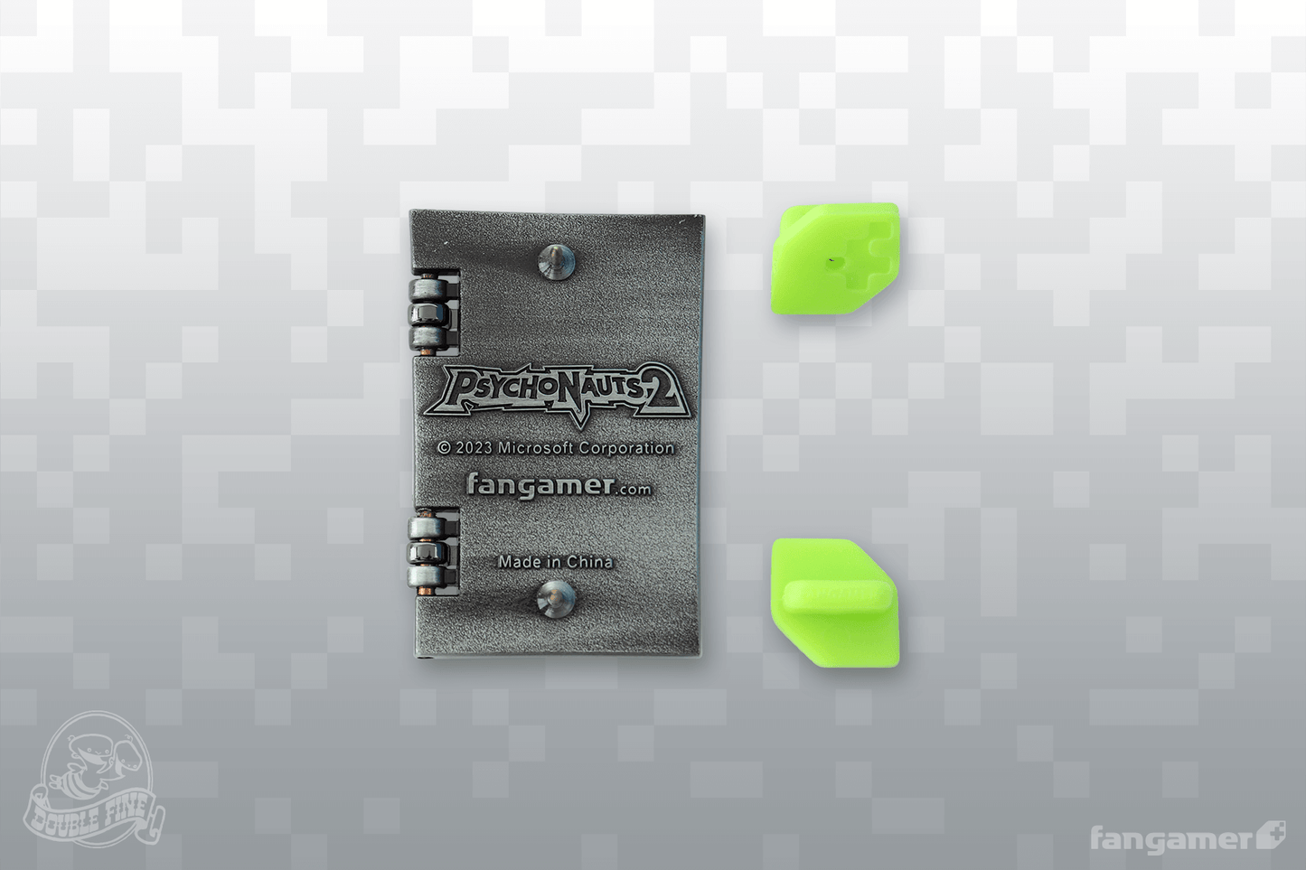 Psycho-Portal Hinged Lenticular Pin