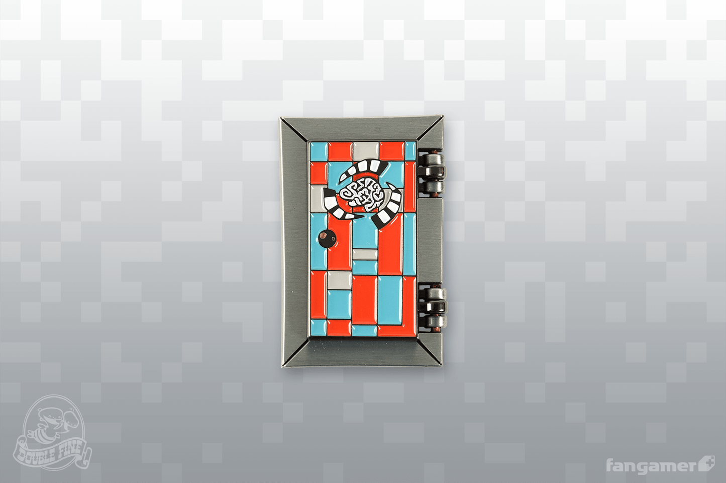 Psycho-Portal Hinged Lenticular Pin