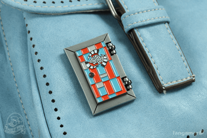 Psycho-Portal Hinged Lenticular Pin