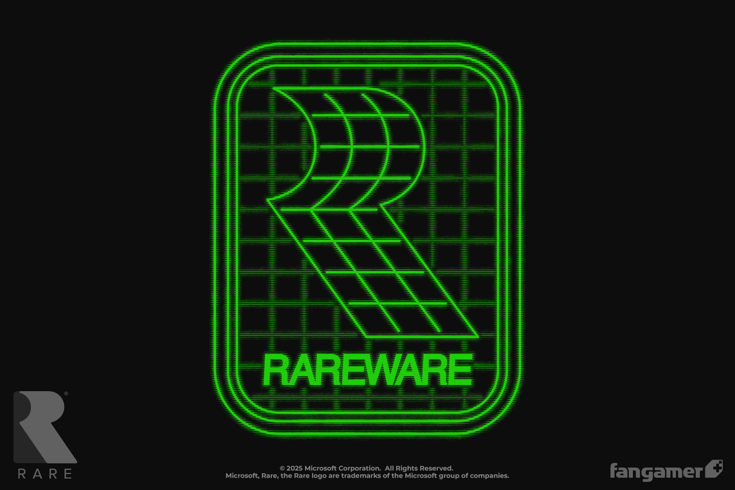 Wireframe Retro Logo