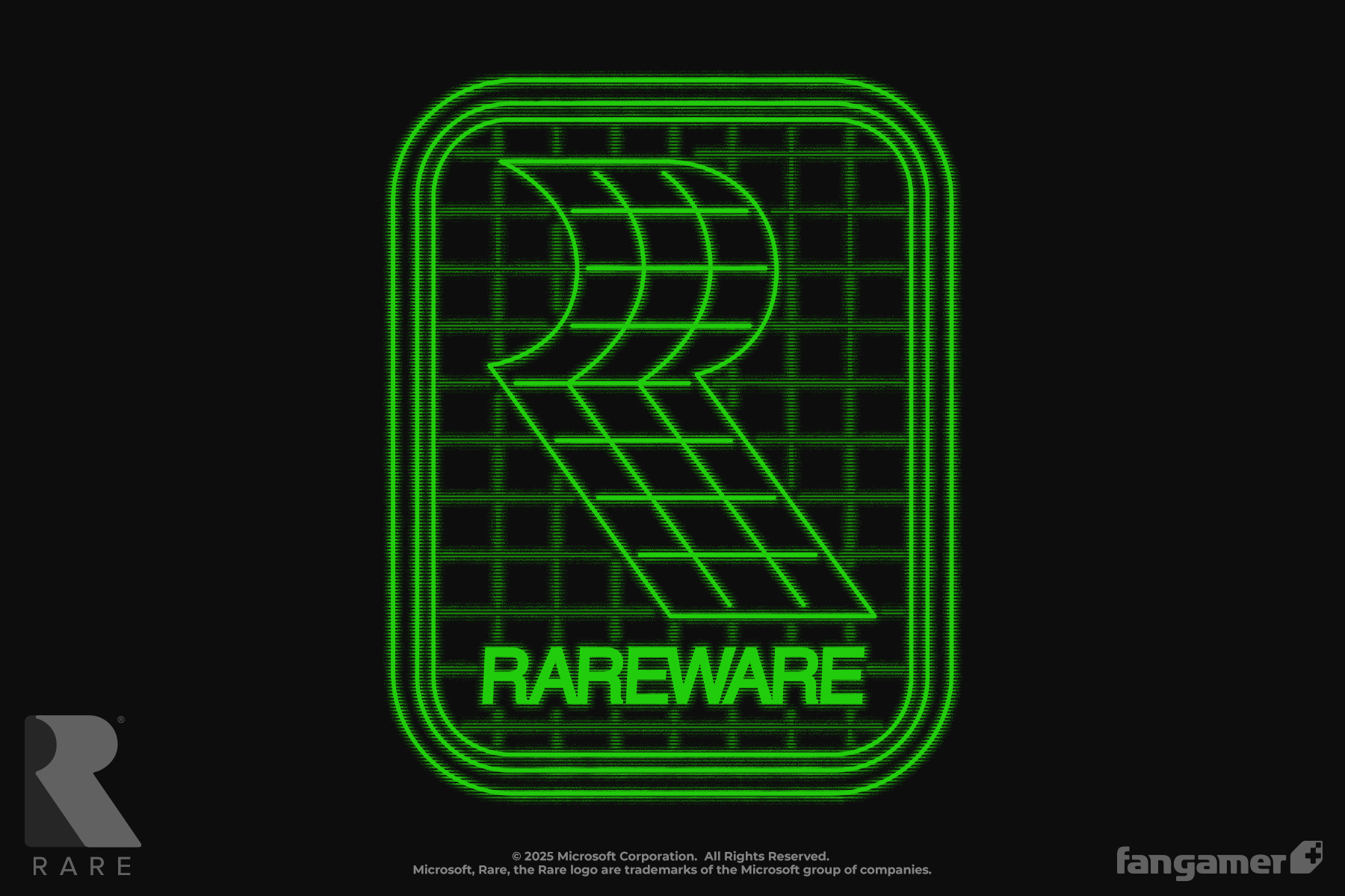 Wireframe Retro Logo