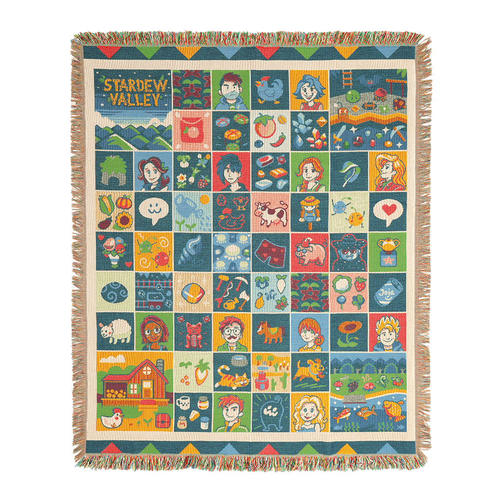 Farmhouse Patchwork Throw Blanket